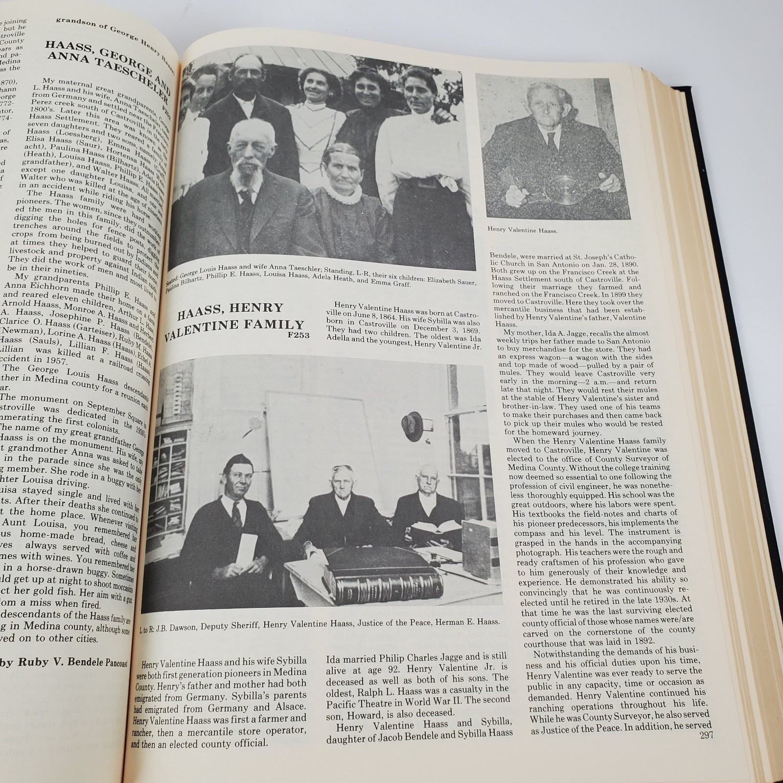 History of Medina County Texas Genealogy Volume 1 revised edition