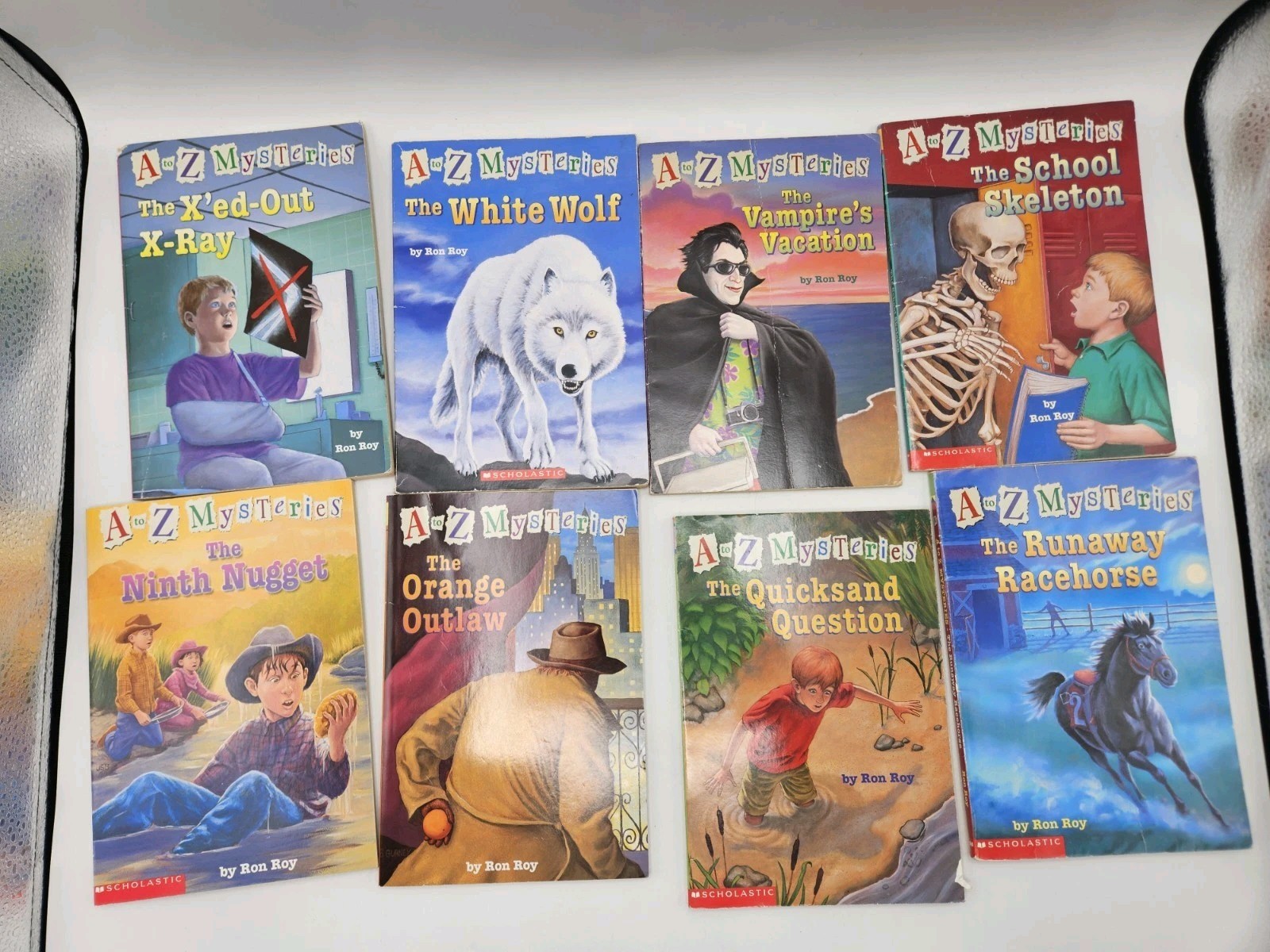 34 A to Z Mysteries Chapter Book Lot – by Ron Roy