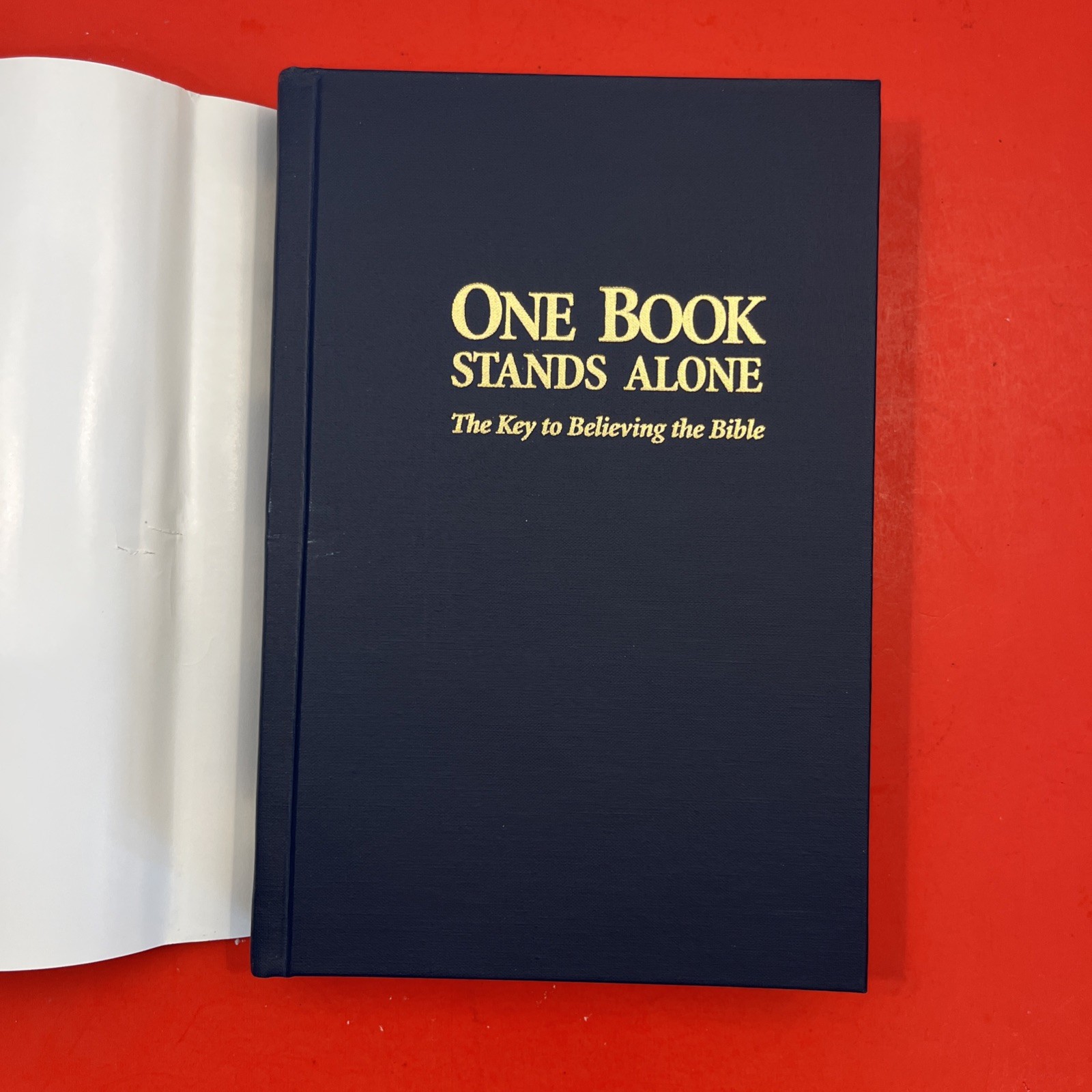 One Book Stands Alone Douglas D. Stauffer Signed Hardcover