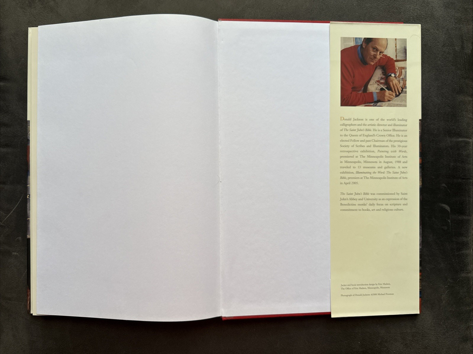 The Saint John’s Bible Gospels and Acts by Donald Jackson Hardcover 2005