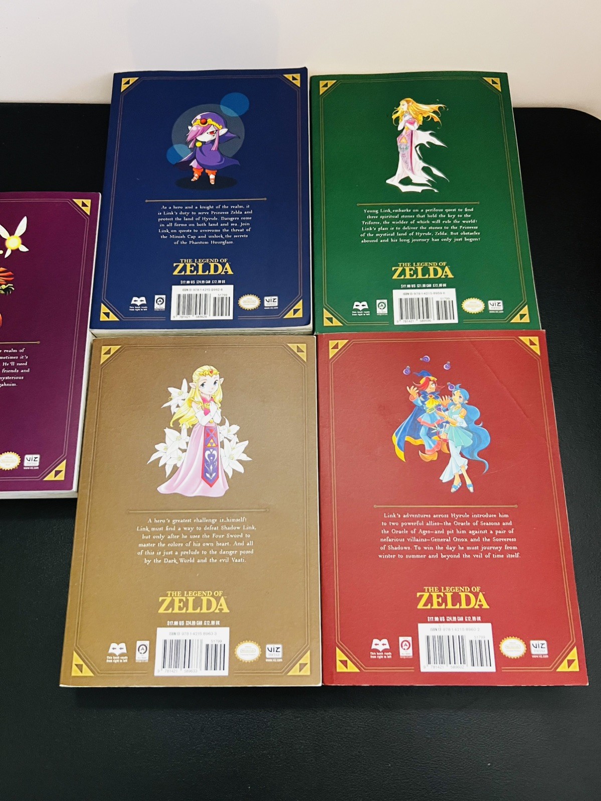 The Legend of Zelda Legendary Edition Collection 5 Books Set