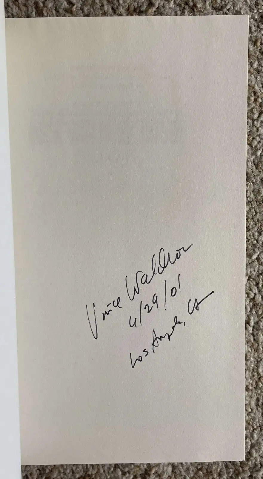 The Official Dick Van Dyke Show Book signed by author Vince Waldron