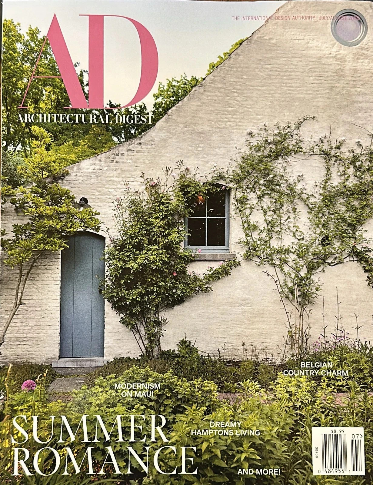 Architectural Digest Magazine July August 2025 Summer Romance FREE US SHIP