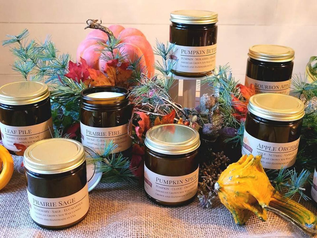 Book Night Soy Wax Candle | 9 oz Amber Apothecary Jar