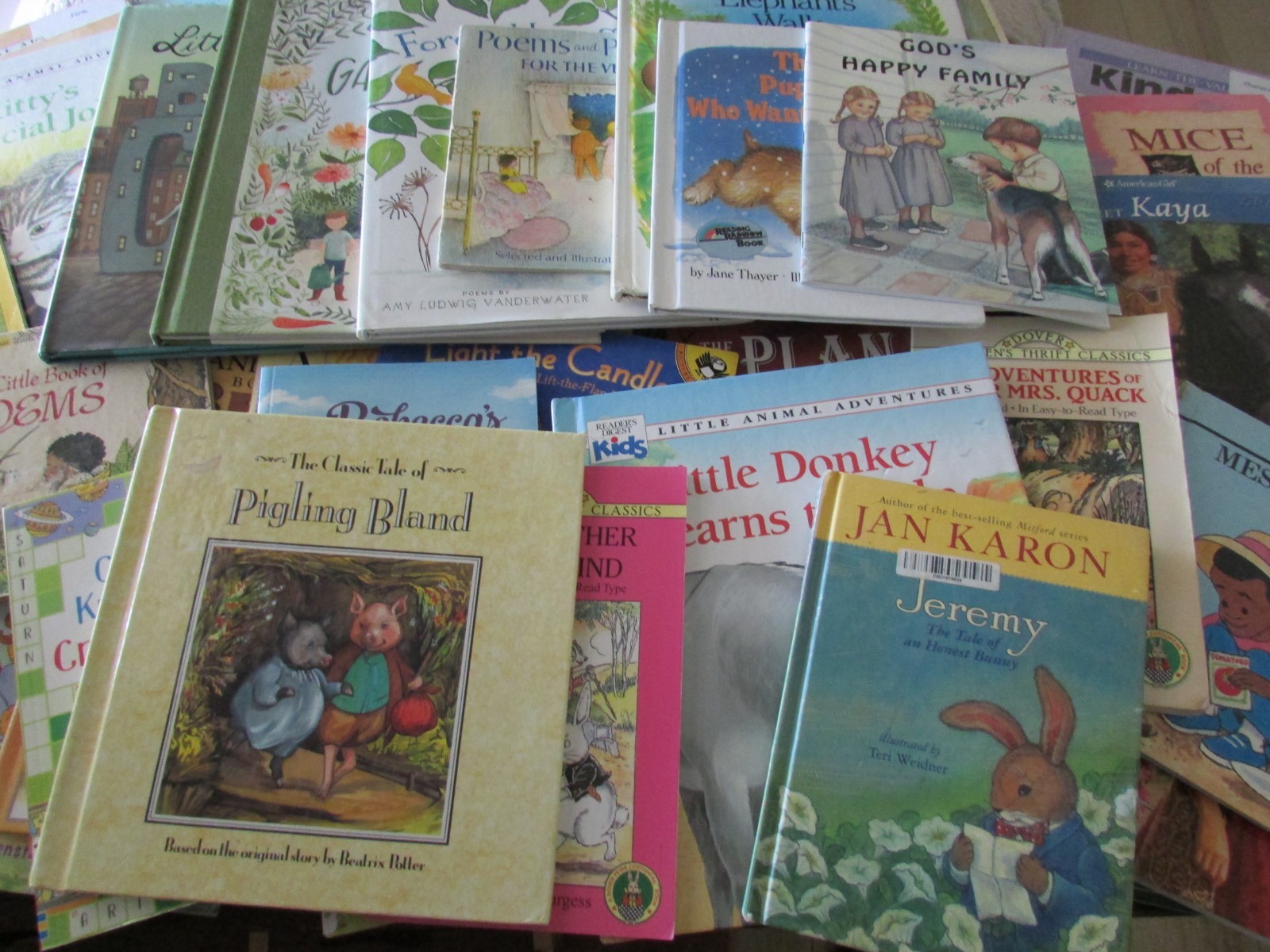 5.5 POUNDS of Christian Children’s/Kids Books LOT – *Good and Beautiful Content*