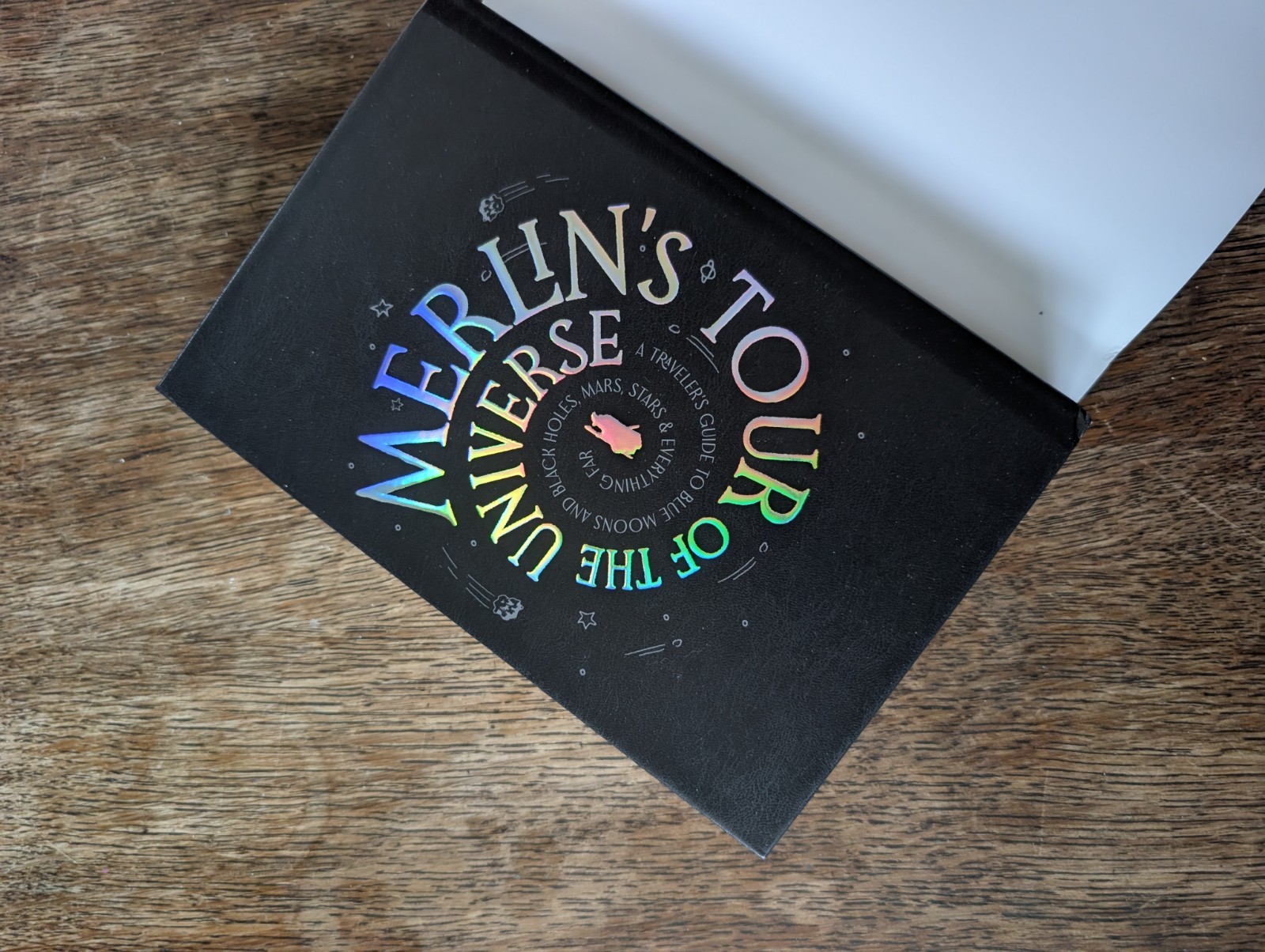 Neil deGrasse Tyson Signed “Merlin’s Tour of the Universe” 2024 Hardcover Book