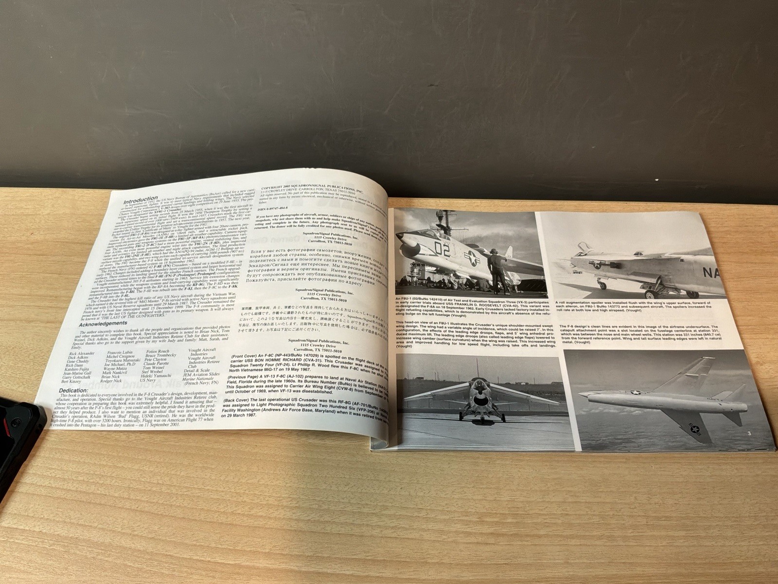 Walk Around F-8 Crusader, By Ed Barthelmes, Squadron Signal Walk Around No. 38