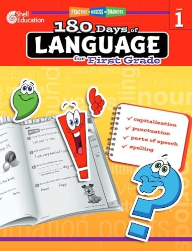 Shell Education 180 Days of Language for First Grade