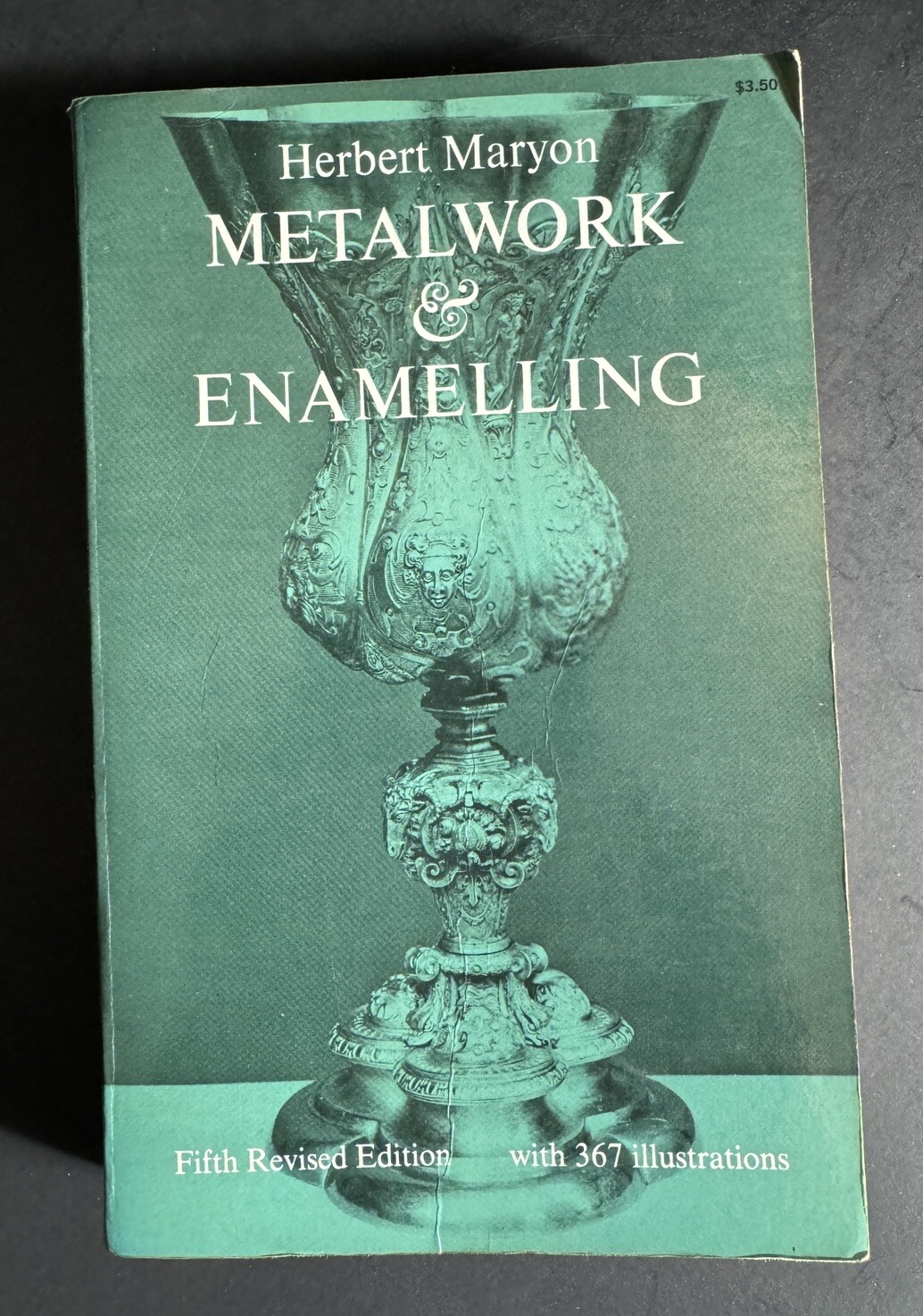 METALWORK & ENAMELLING by Herbert Maryon 1971 Dover edition Laminated Soft Cover