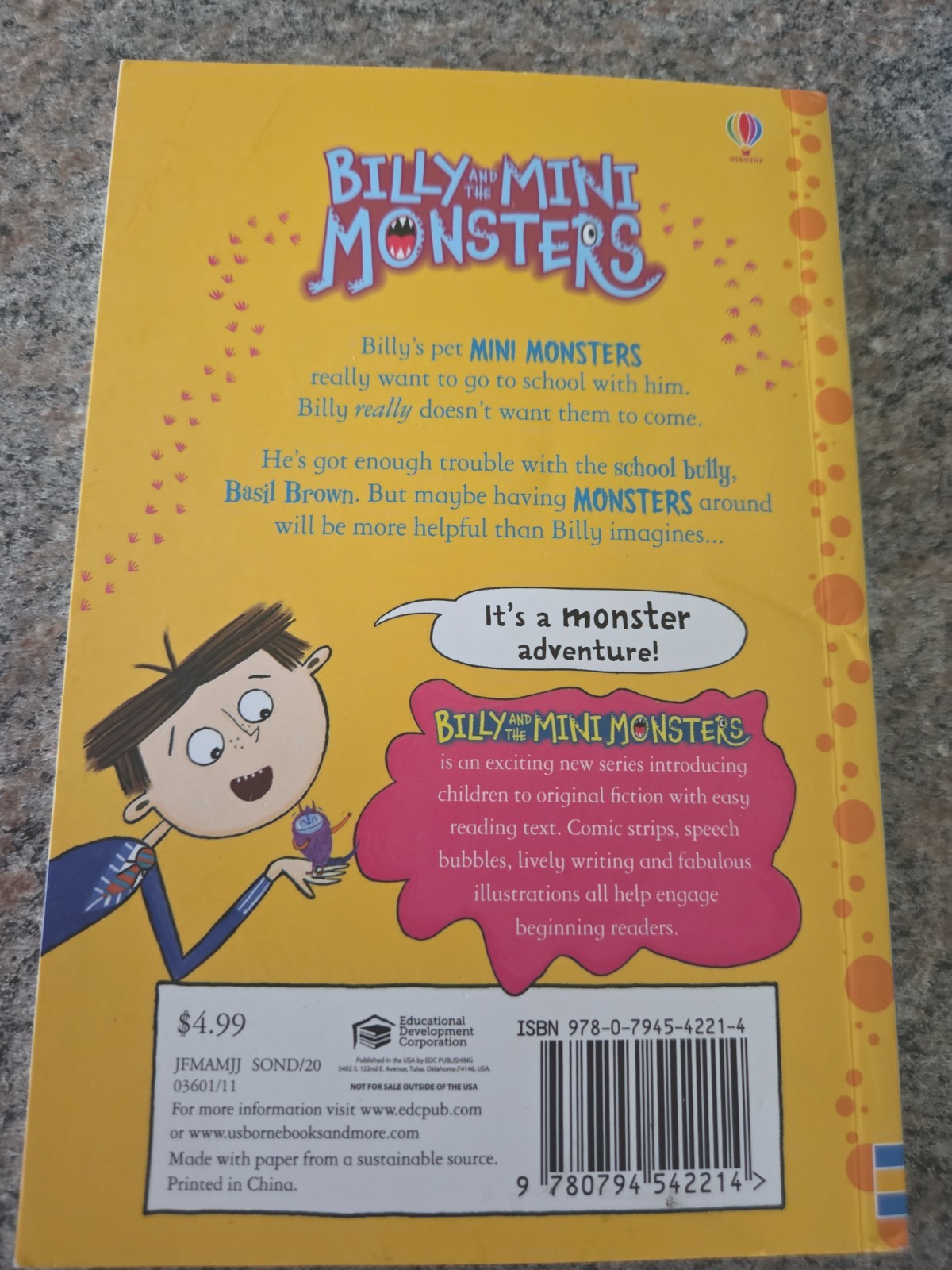 Lot Of 11 Billy and the Mini Monsters Children’s Books Zanna Davidson Usborne