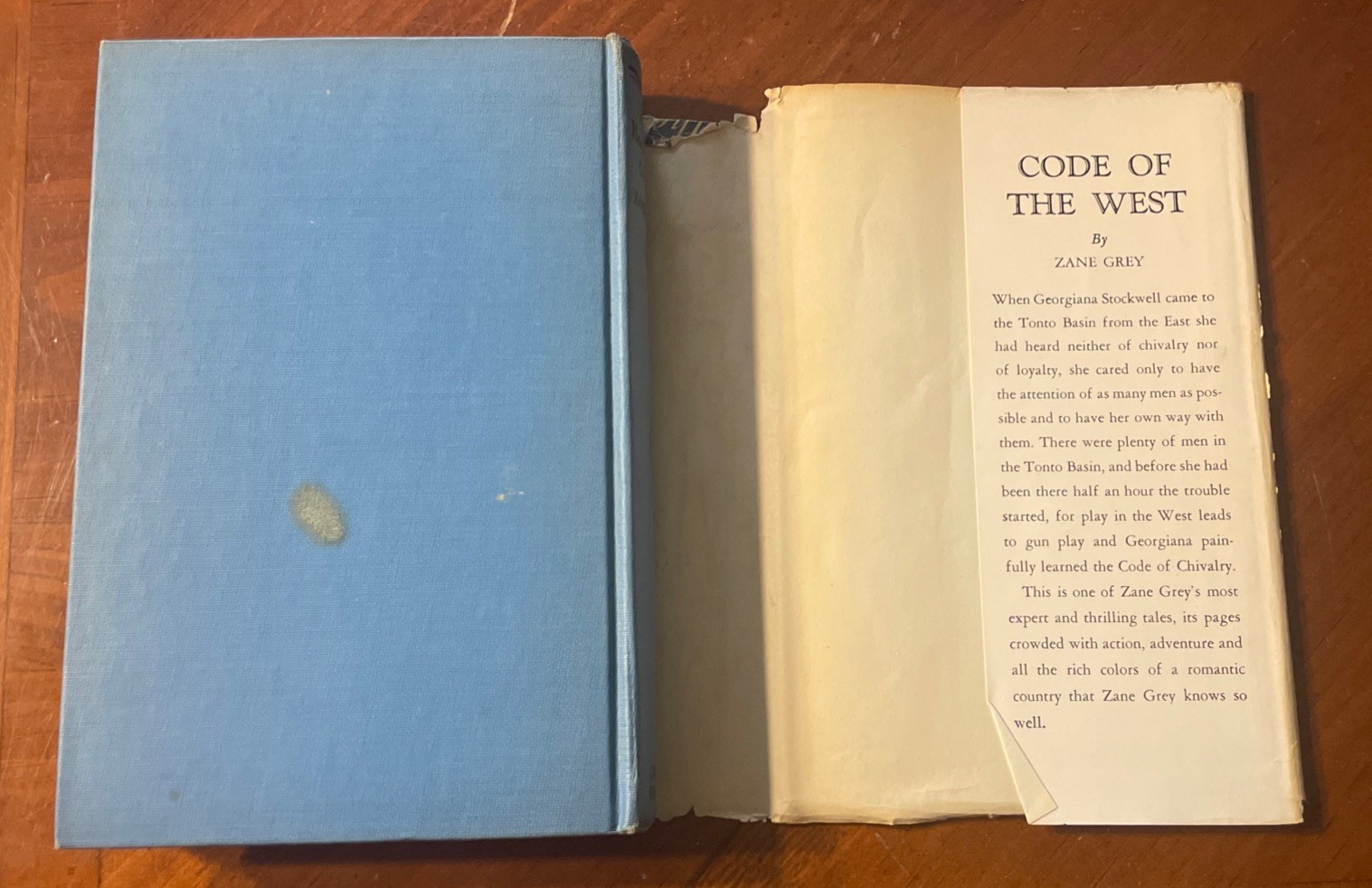 The Hash Knife Outfit by Zane Grey | 1933 Grosset & Dunlap HC W/ Dust Cover