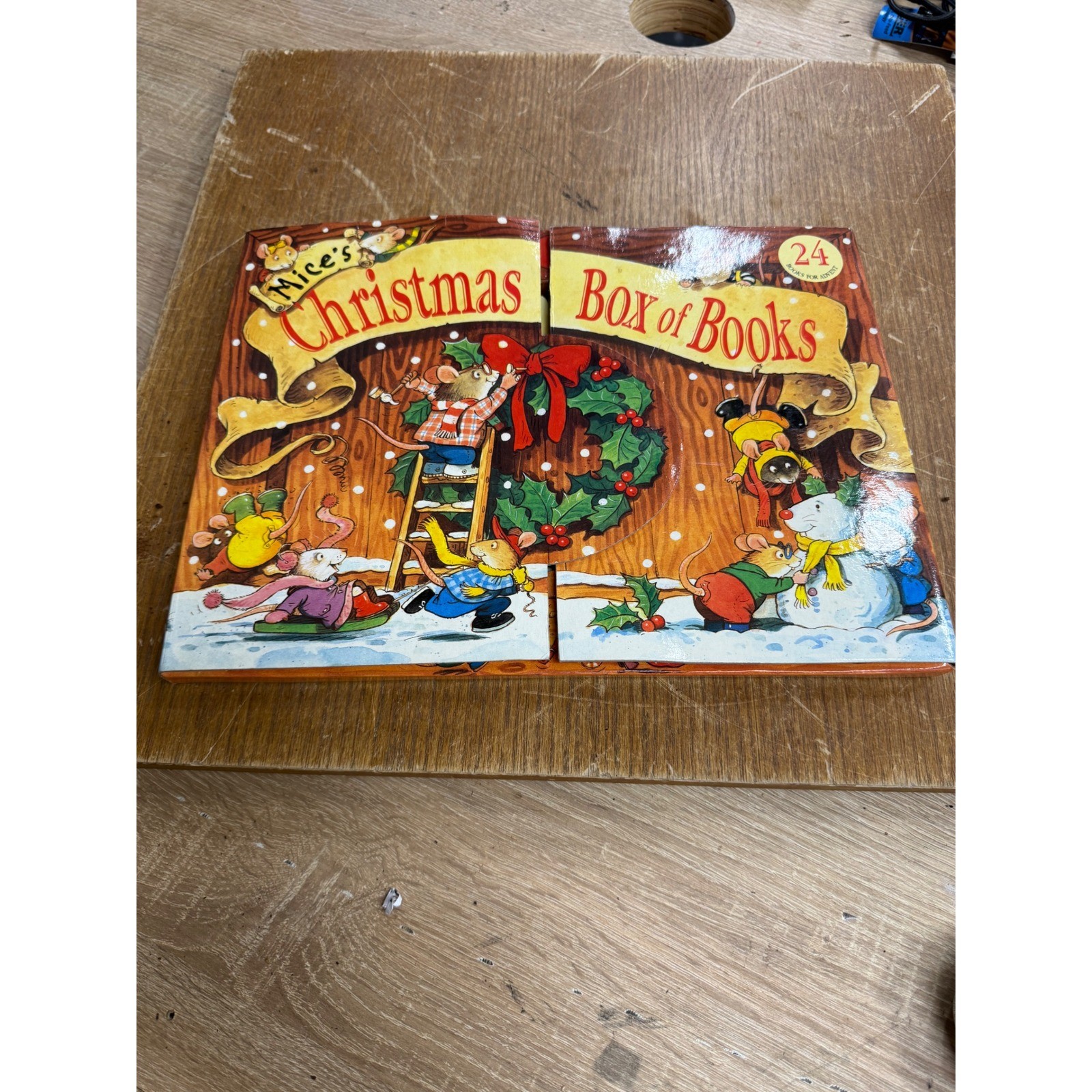 Mices Christmas Box of Books Advent Calendar 24 Mini Books Peter Stevenson 2000