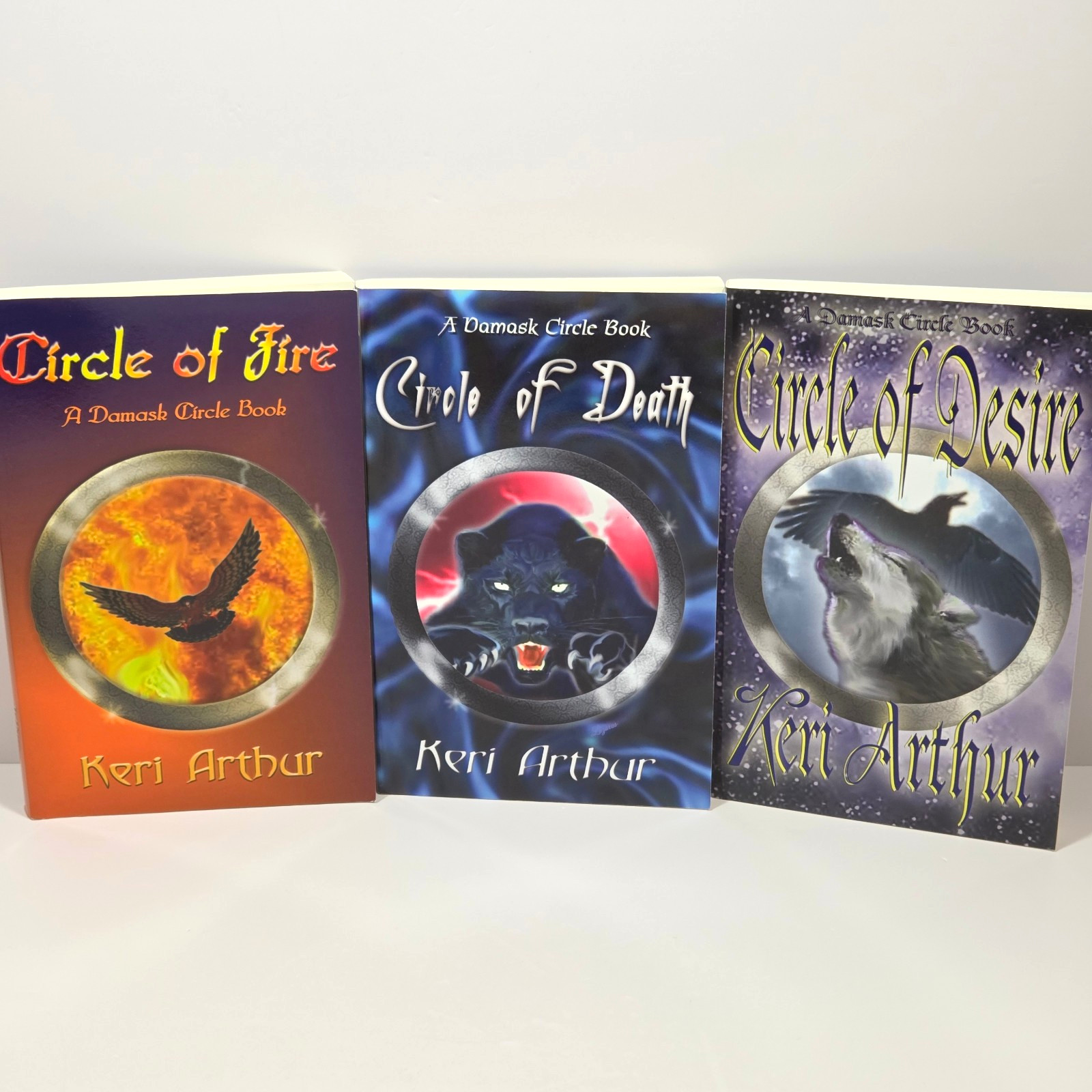 Damask Circle Series 3 Book Set Keri Arthur Imajinn Trade PB First Ed 1st Print