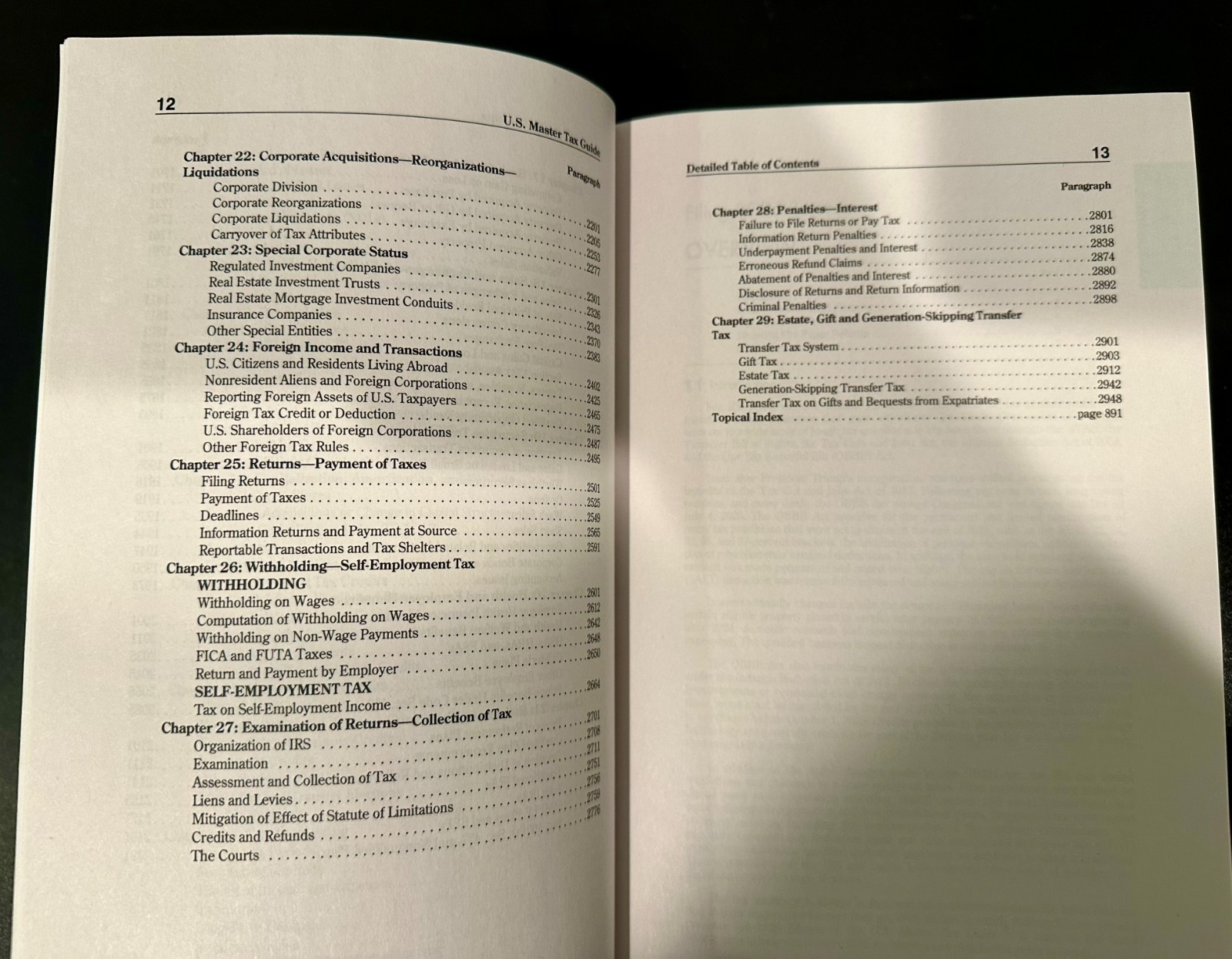 2026 U.S. MASTER TAX GUIDE 19th Edition (Wolters Kluwer, Paperback)