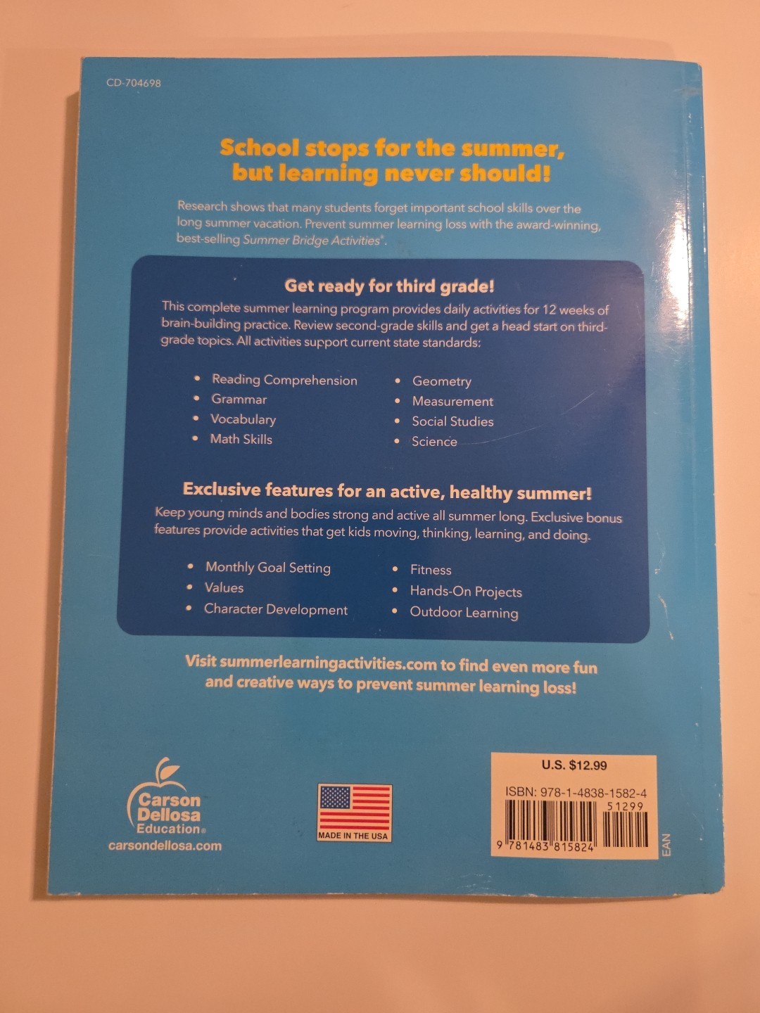 Summer Bridge Activities®, Grades 2 to 3 by Summer Bridge Activities (2015,…