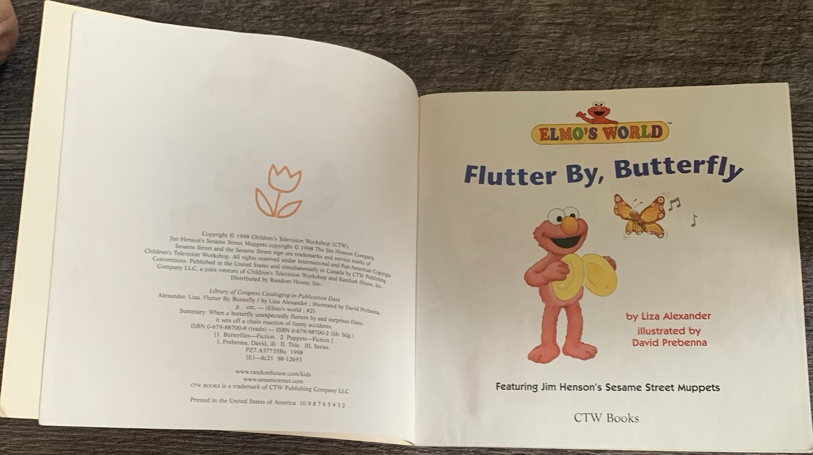 RARE! Lot Of 3: 1st Vtg Trade PB Ed. Jim Henson’s CTW Elmo Books Set; ACCEPTABLE