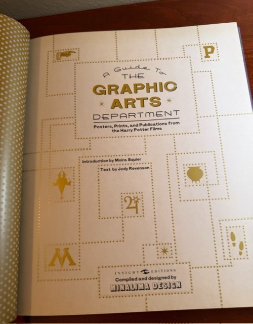 Harry Potter-Guide to the Graphic Arts Department-Hardcover-MinaLima Book