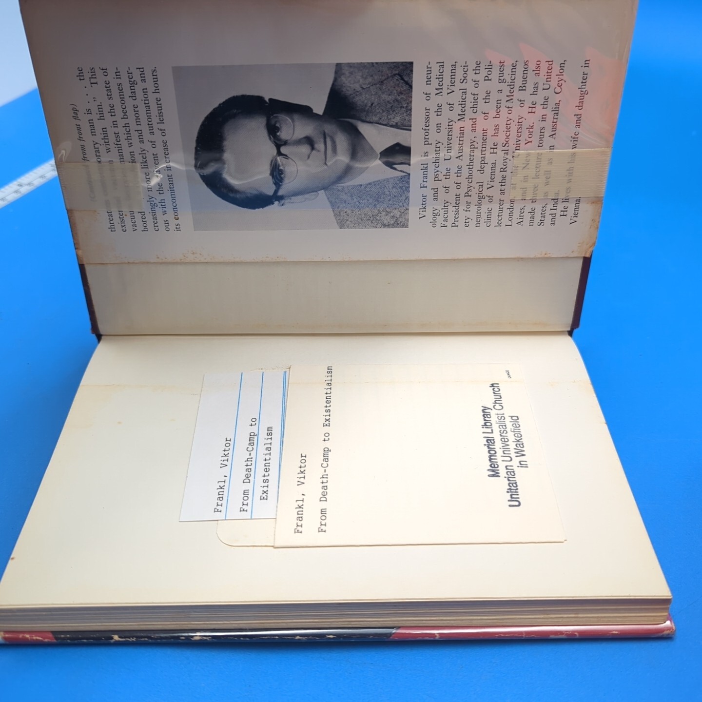 From Death-Camp to Existentialism Viktor Frankl 1959 1st Edition 1st Print HCDJ