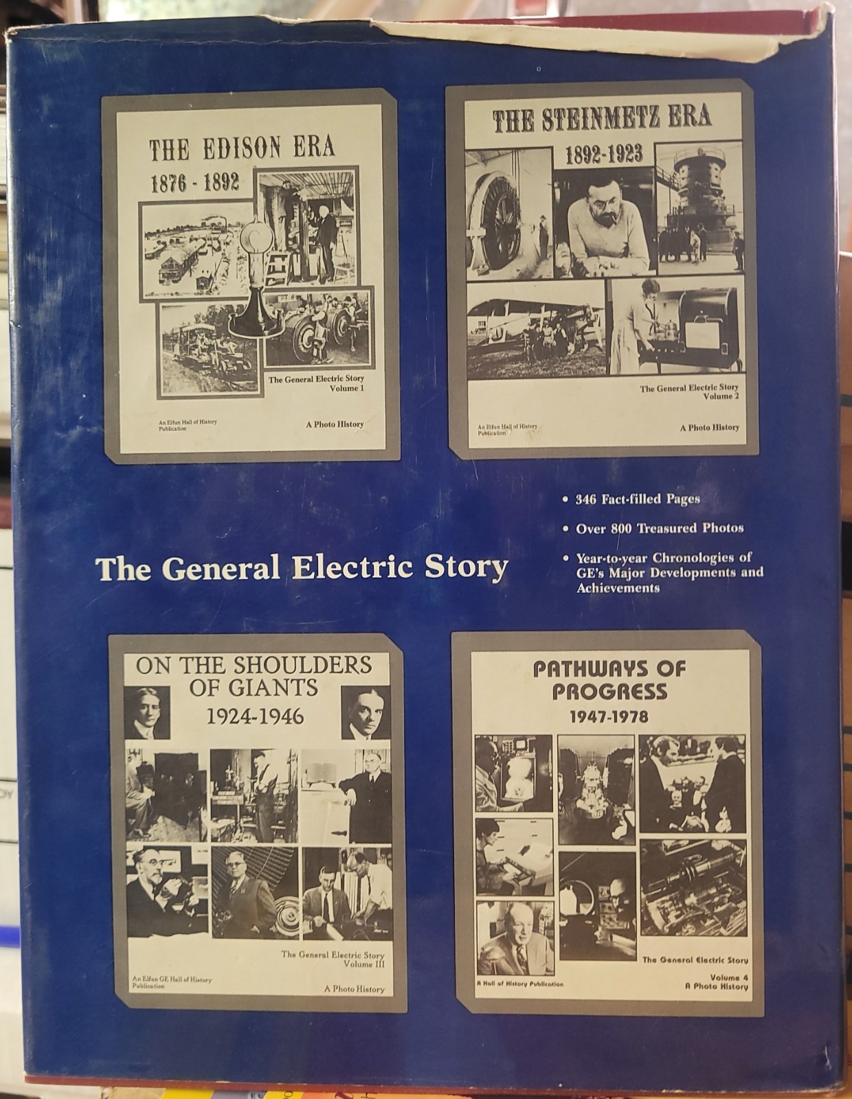 The General Electric Story 1876–1986: A Photo History — Hall of History – HC/DJ