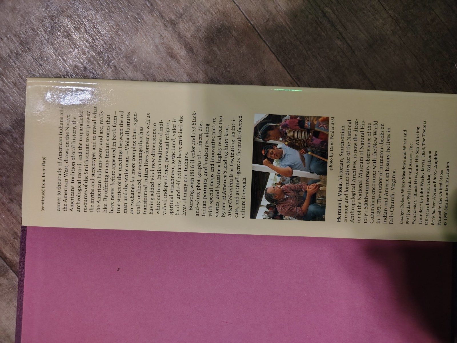 Vintage Book After Columbus The Smithsonian Chronicle of the N. American Indians