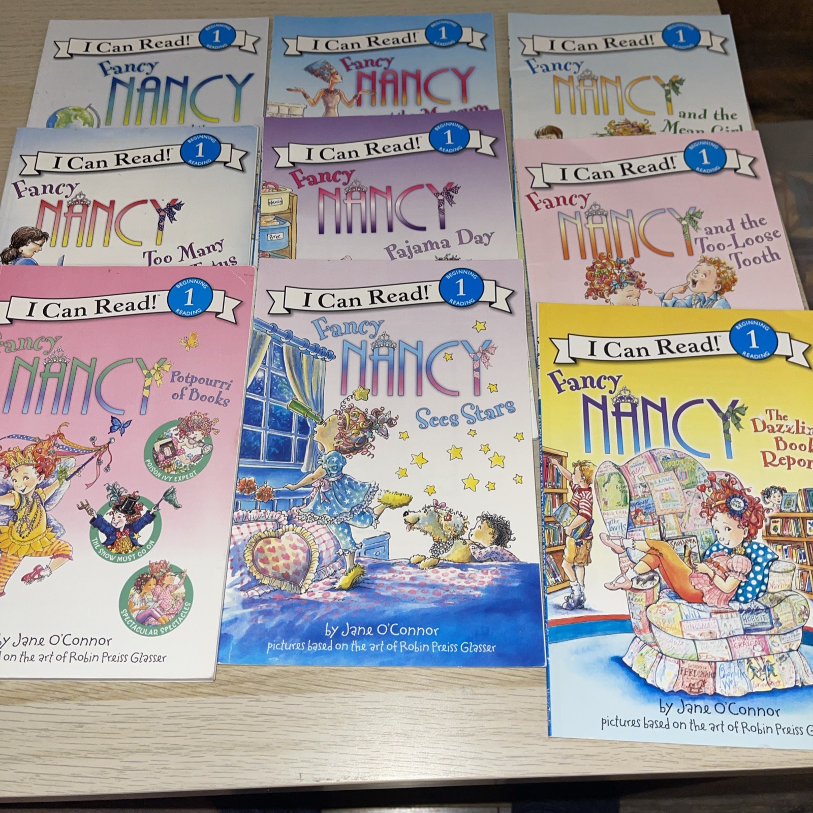 Fancy Nancy I Can Read Phonics Kids Books Lot 9