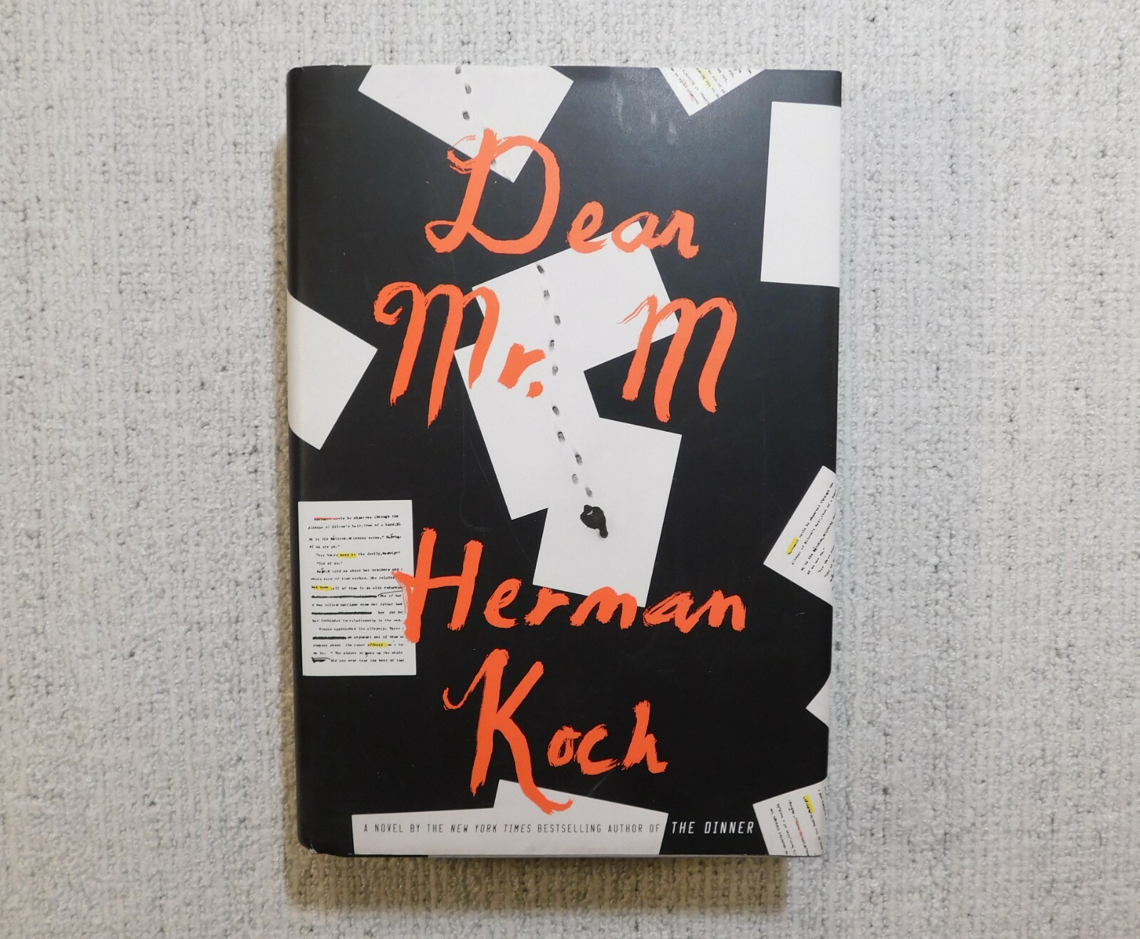 Dear Mr. M by Herman Koch (First American Edition, Hardcover with Dust Jacket)