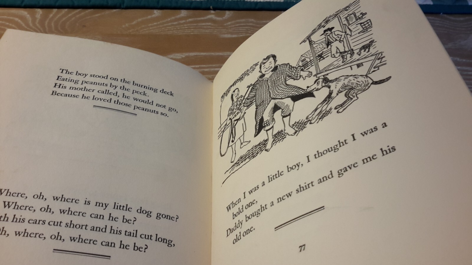 Vintage 1952 “Fun in American Folk Rhymes” by Ray Wood with protected dustcover
