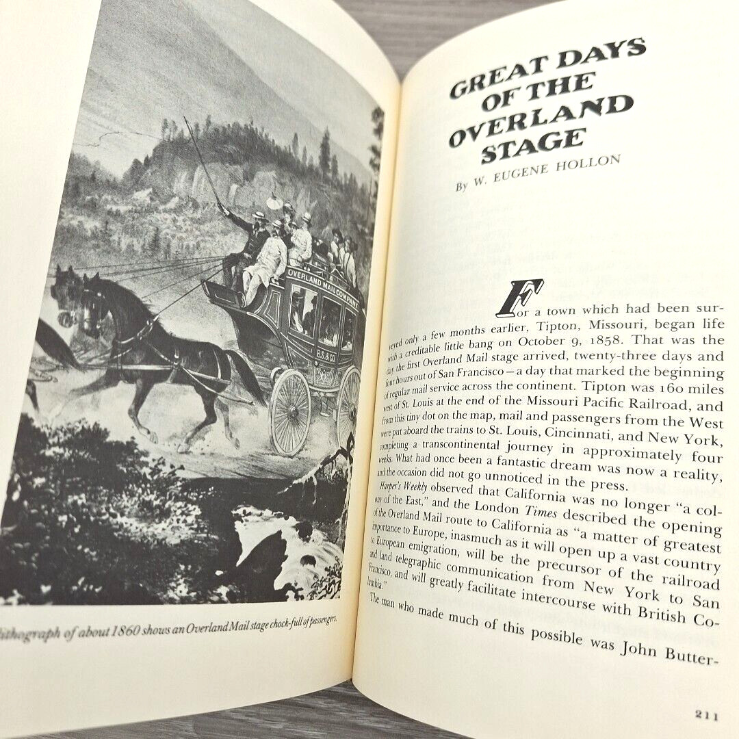 1969 American Heritage Books Great Adventures of the Old West HCDJ Mylar Cover