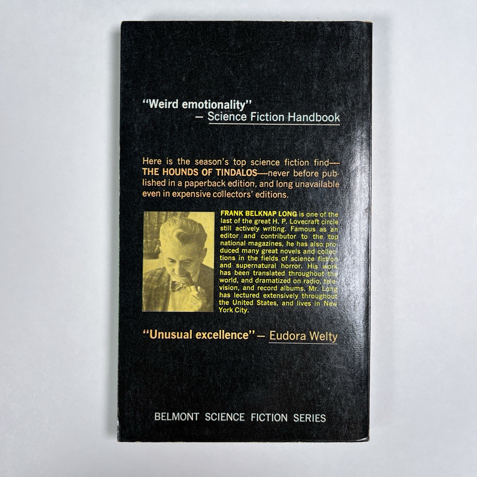 The Hounds of Tindalos Frank Belknap Long 1963 Belmont Weird Fiction Horror Book