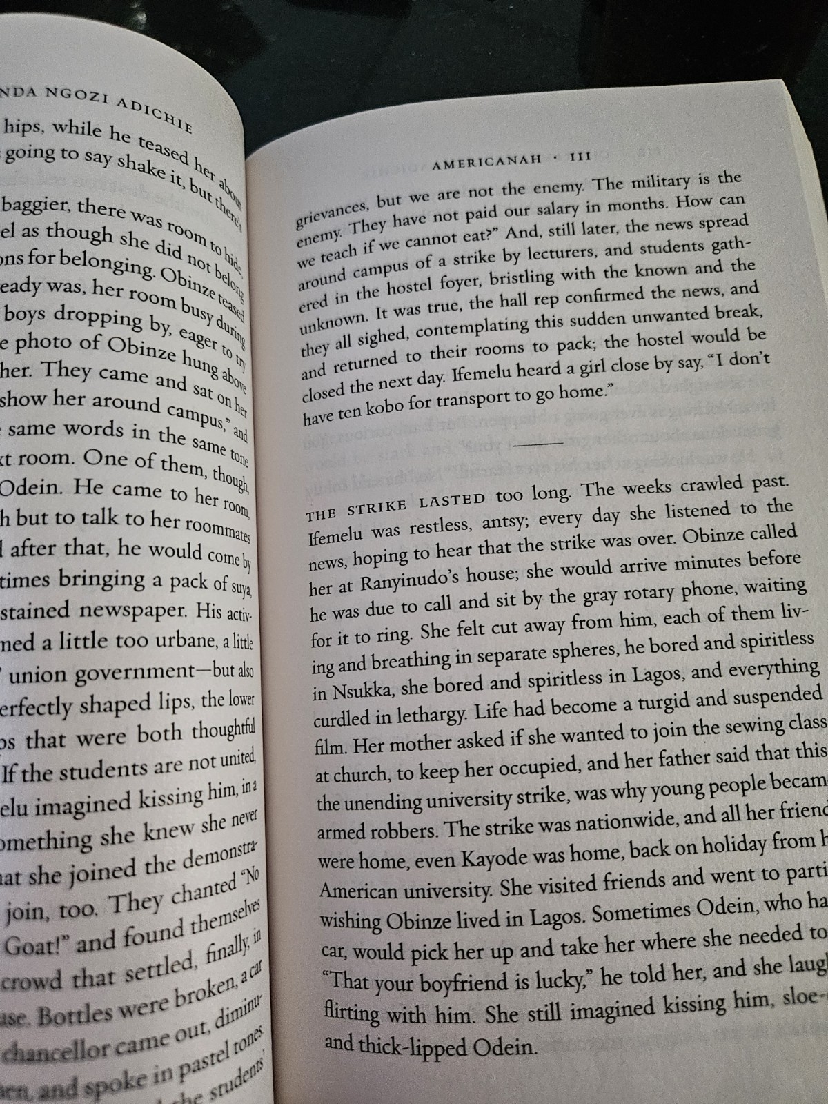 Americanah : A Novel by Chimamanda Ngozi Adichie SC 2013