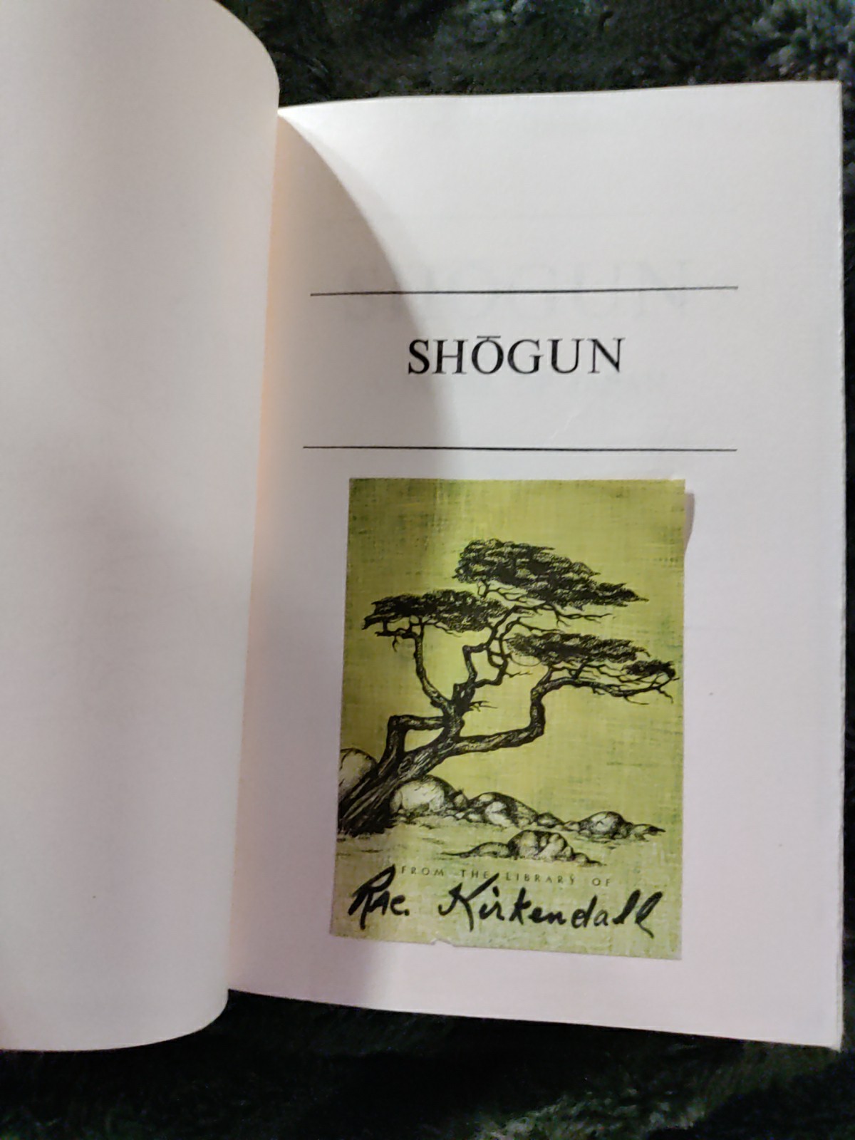 1975 First Edition Shogun Set Of Volume 1 & 2 James Clavell BCE FIRST PRINT RARE