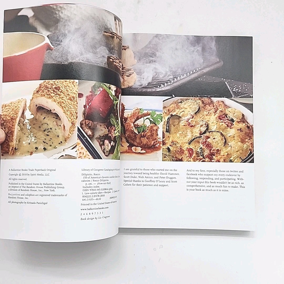 150 of America’s Favorite Comfort Foods By Rocco Dispirito FIRST EDITION Book