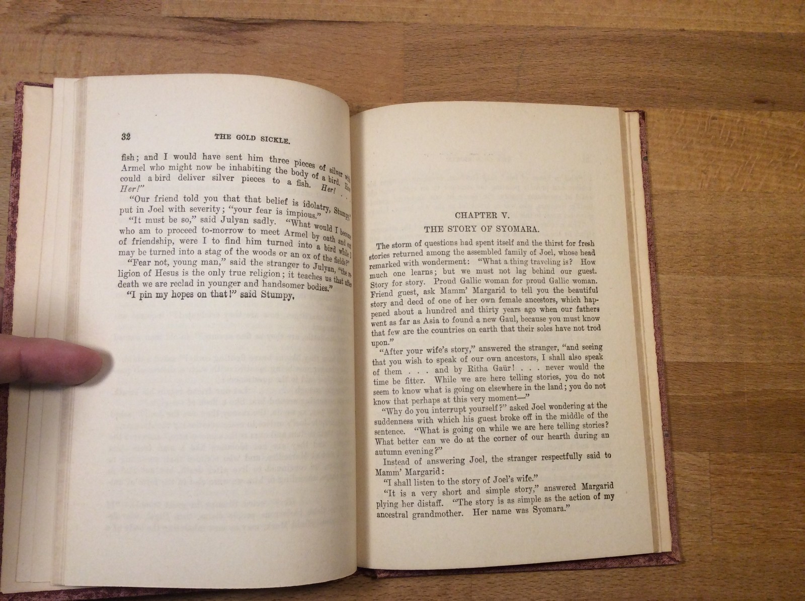 The Gold Sickle, A Tale of Druid Gaul, Eugene Sue, 1904 Hardcover