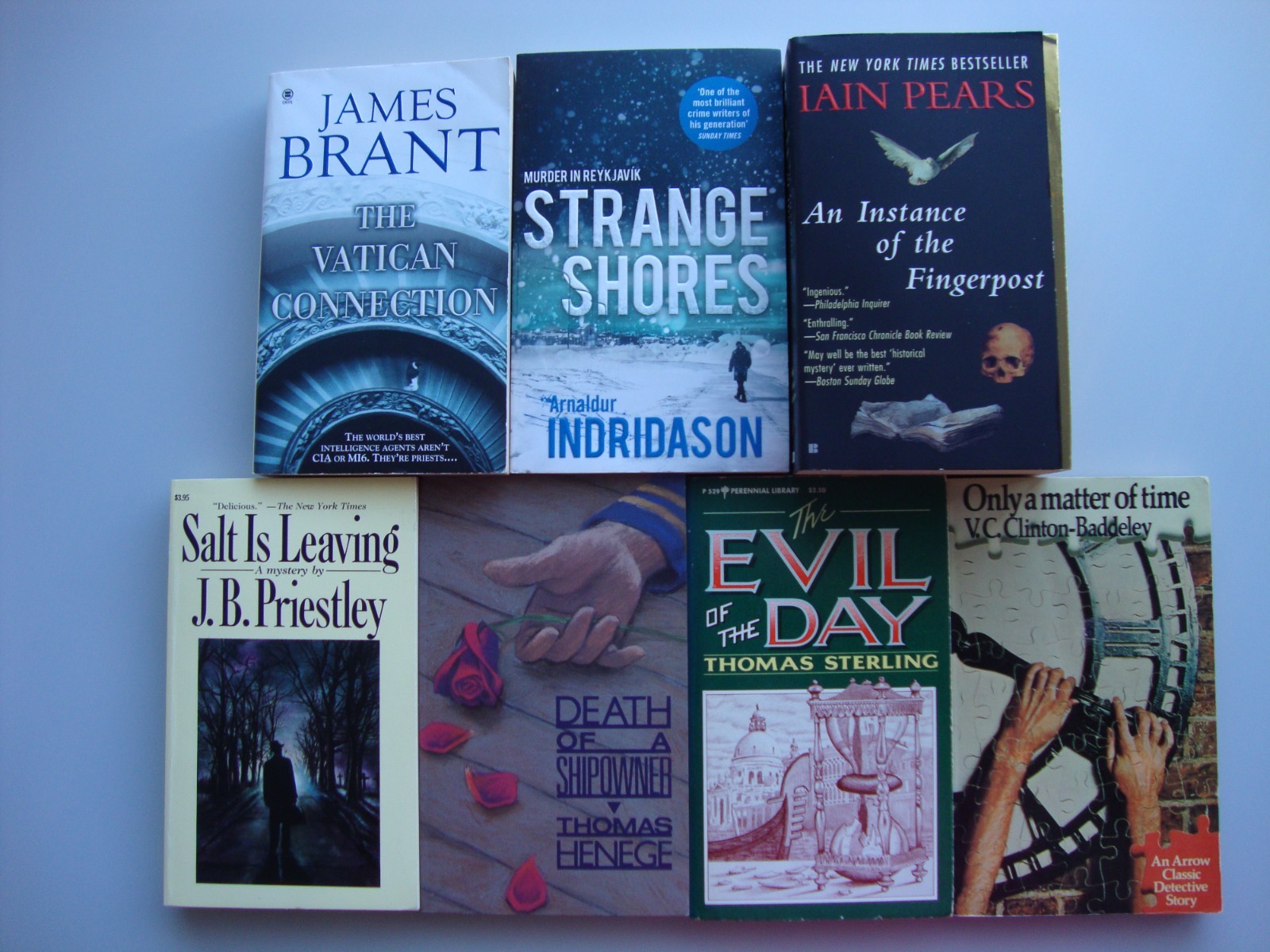 7 new EUROPE murder mysteries OSLO, VENICE, ICELAND, ENGLAND paperback book RARE