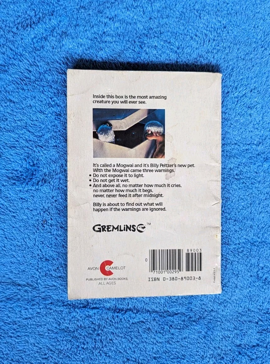 GREMLINS Chris Columbus Paperback Book 1984 YA Novelisation