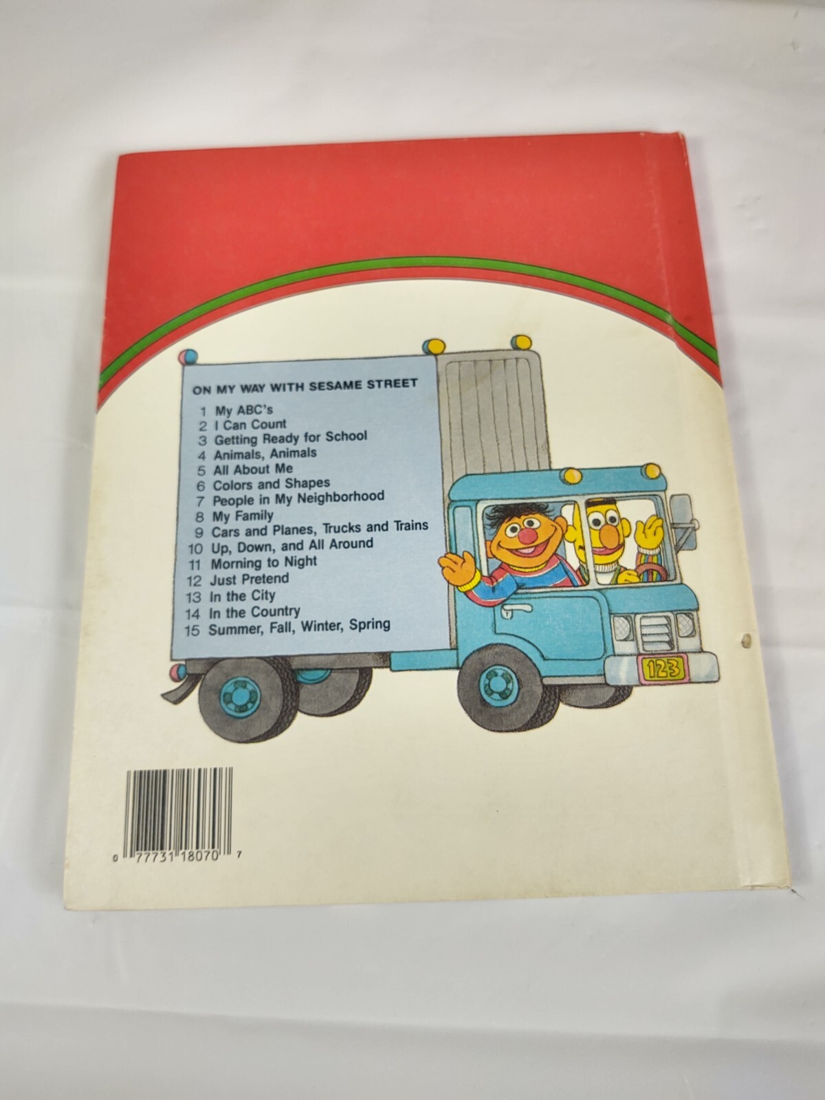 Vtg 89 On My Way With Sesame Street Volume 7 People In My Neighborhood Book CTW