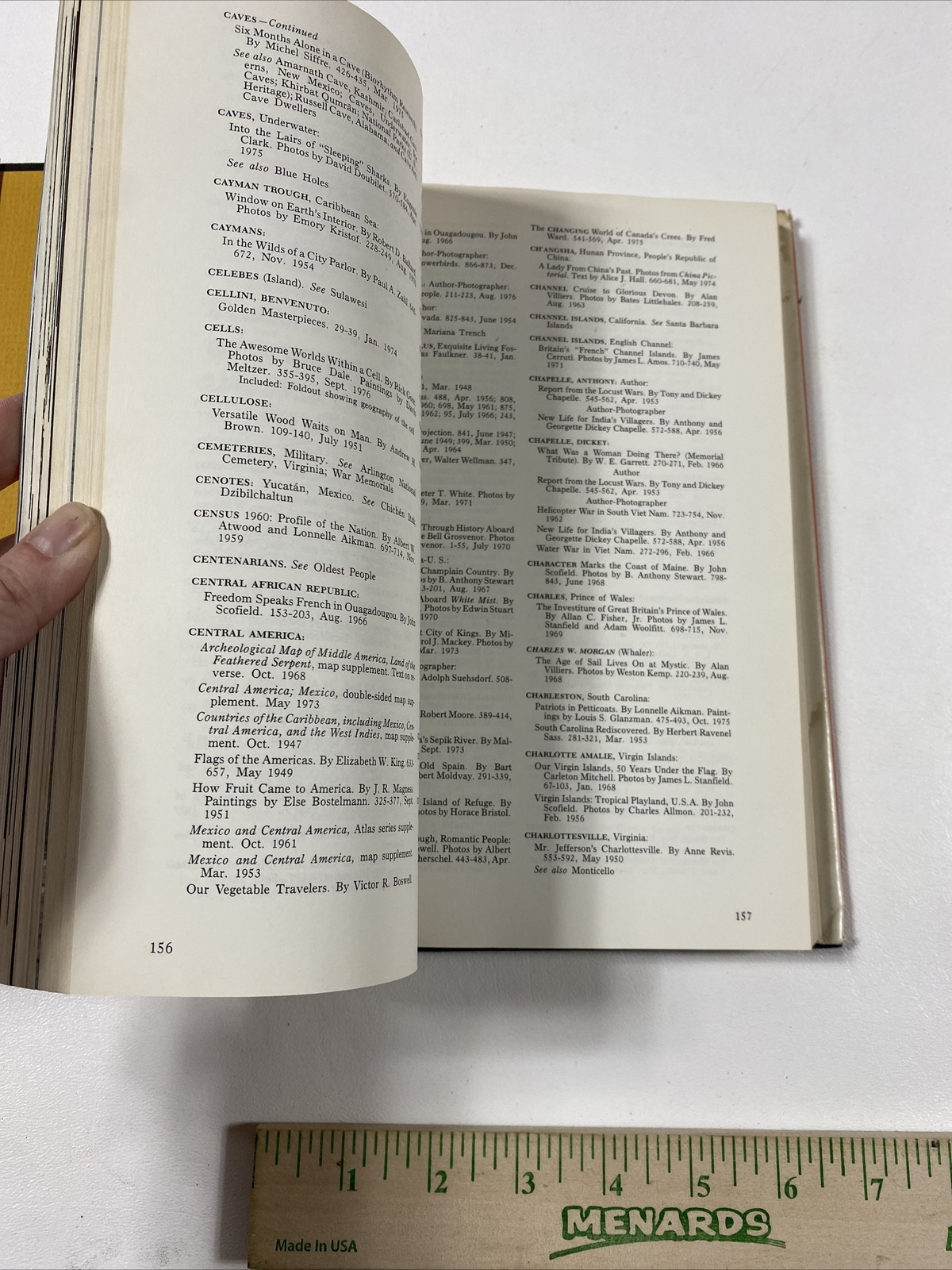 National Geographic Index – 1947-1976 (1977, Hardcover, Dust Jacket)