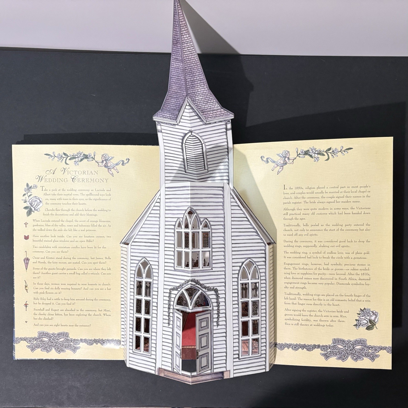 The Enchanted Dolls’ House Wedding Pop Up Story Book ~ Robyn Johnson Hard Cover