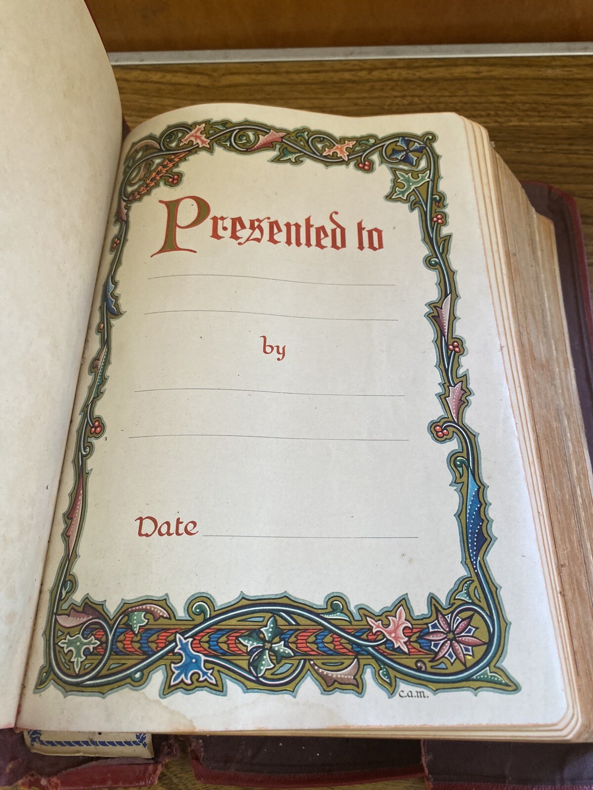 Holy Bible Catholic Home Edition 1951 Edition