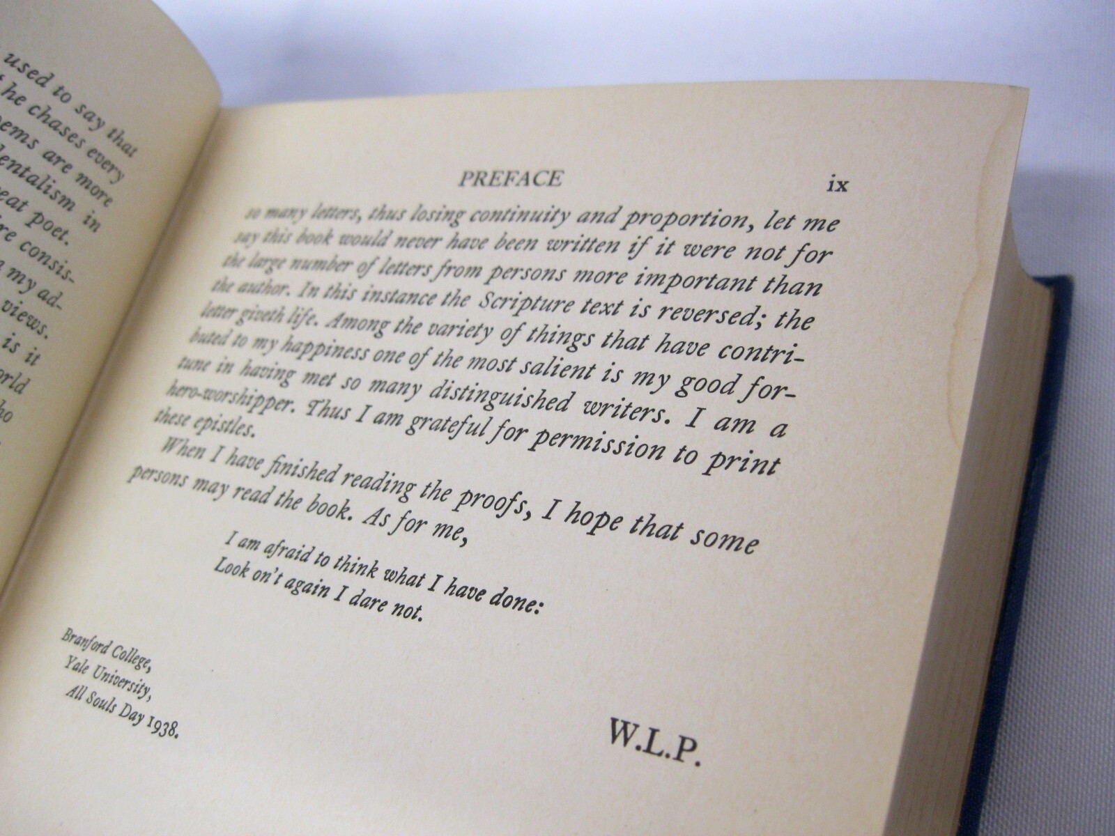 Autobiography with Letters SIGNED by William Lyon Phelps 1939 First Edition OUP