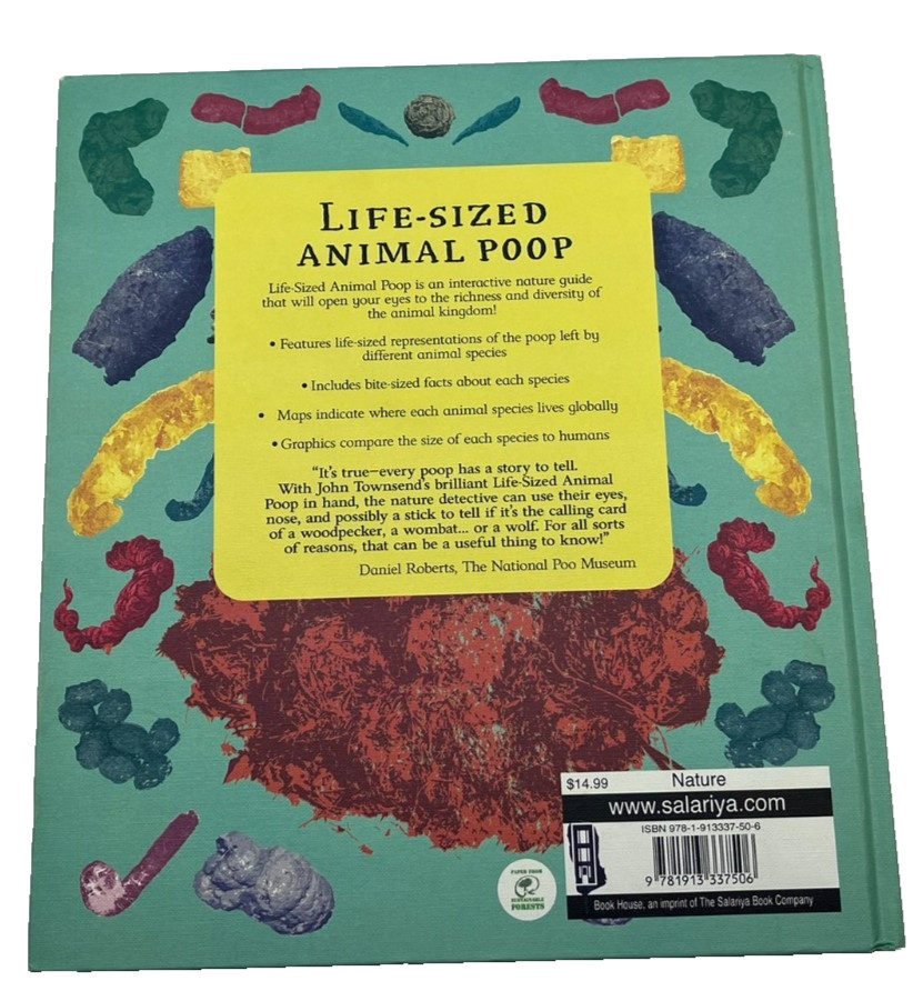 Life-Sized Animal Poop by John Townsend (Hardcover)