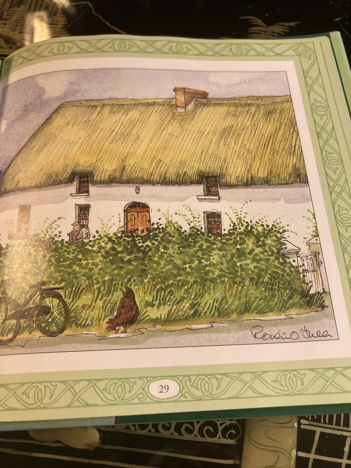 Thatched Ireland by O’shea Paperback Hardcover Author ￼ autographed excellent