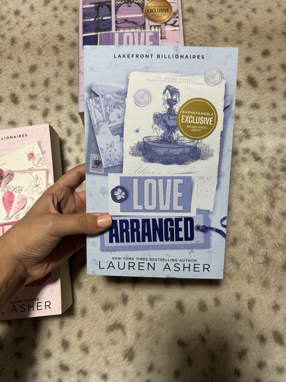SIGNED Lakefront Billionaires 3 books by Lauren Asher