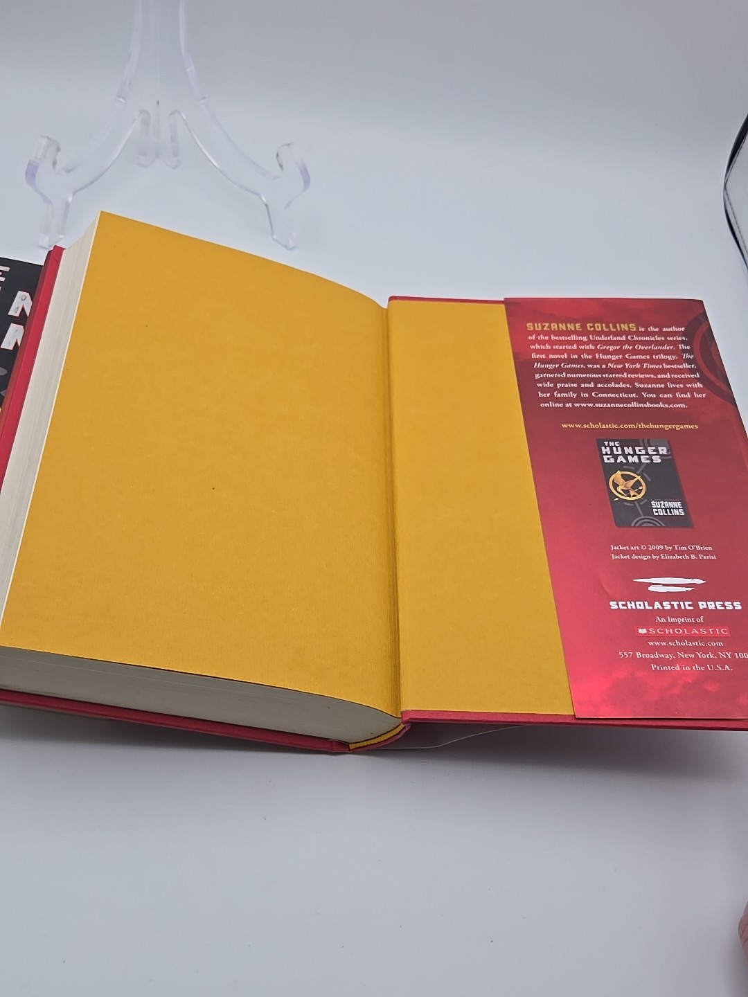 Hunger Games Books #1 And #2 – Book 1 Paperback, Book 2 Hardcover With Dustcover