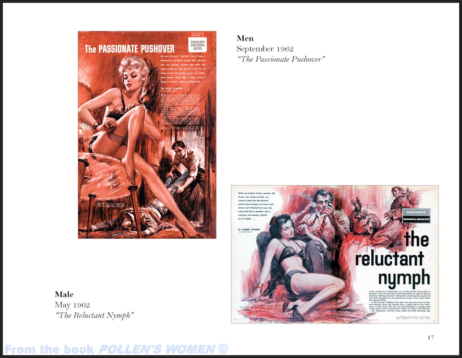 POLLEN’S WOMEN: THE ART OF SAMSON POLLEN – a full color, hardcover pulp art book
