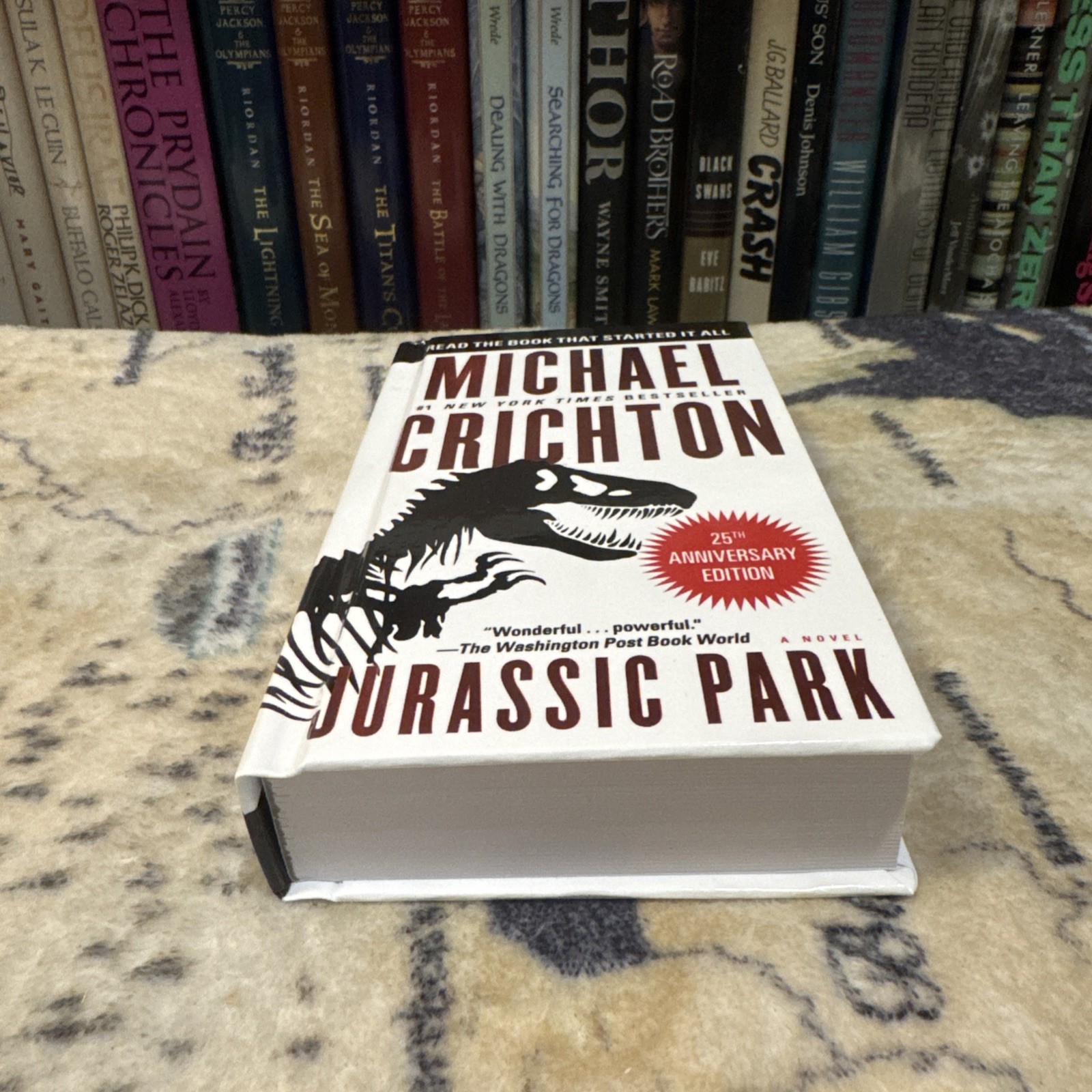 Jurassic Park by Michael Crichton (Hardcover) Mini Library-Bound, Ballantine VG+