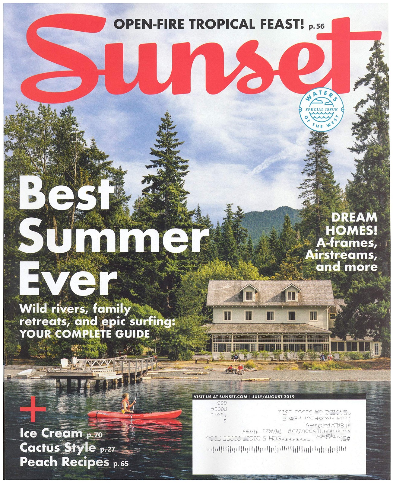 Sunset Magazine July August 2019 – Best Summer Ever – Wild Rivers – Family R…