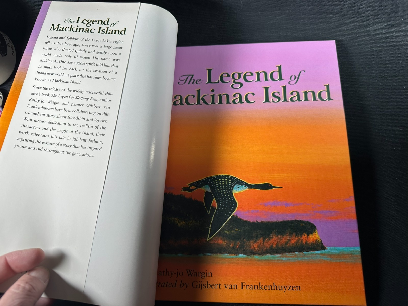 Legend of Mackinac Island by Kathy-jo Wargin signed