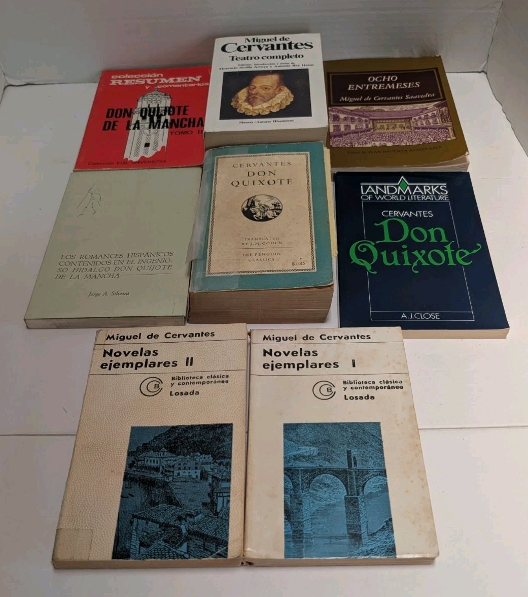 Premium Don Quixote Primary Set of 8 Books + Free VHS Tapes