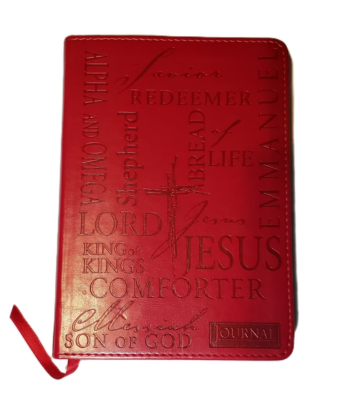 Names of Jesus Journal Red Christian Art Gifts Scripture Spiritual